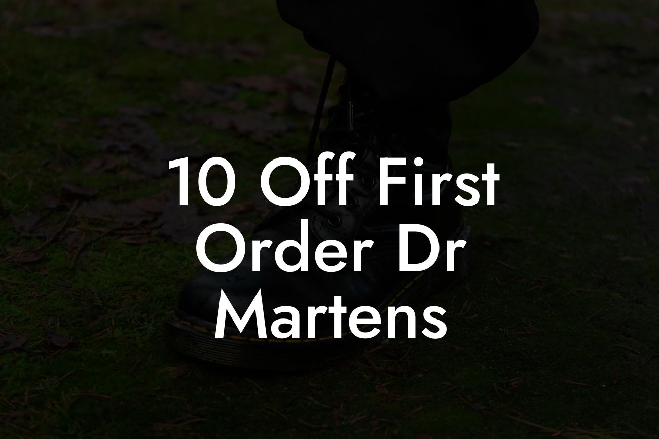 10 Off First Order Dr Martens