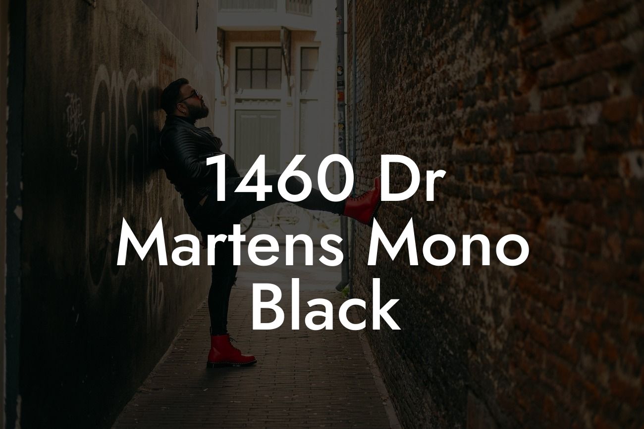 1460 Dr Martens Mono Black