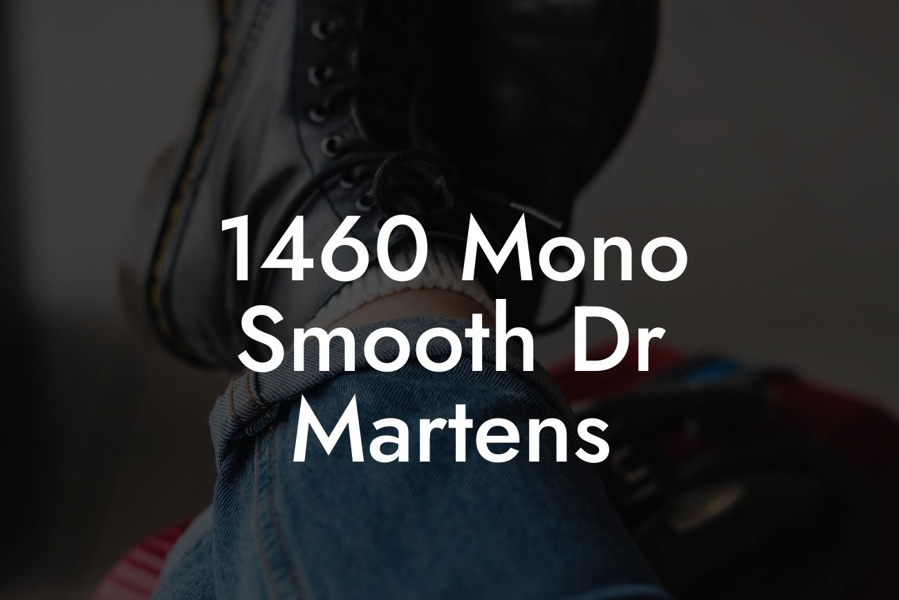 1460 Mono Smooth Dr Martens
