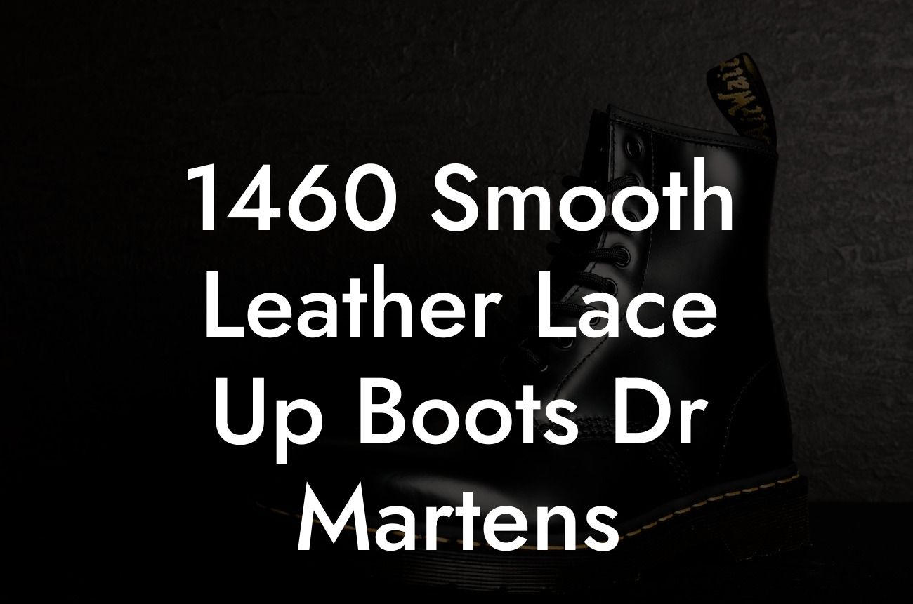 1460 Smooth Leather Lace Up Boots Dr Martens