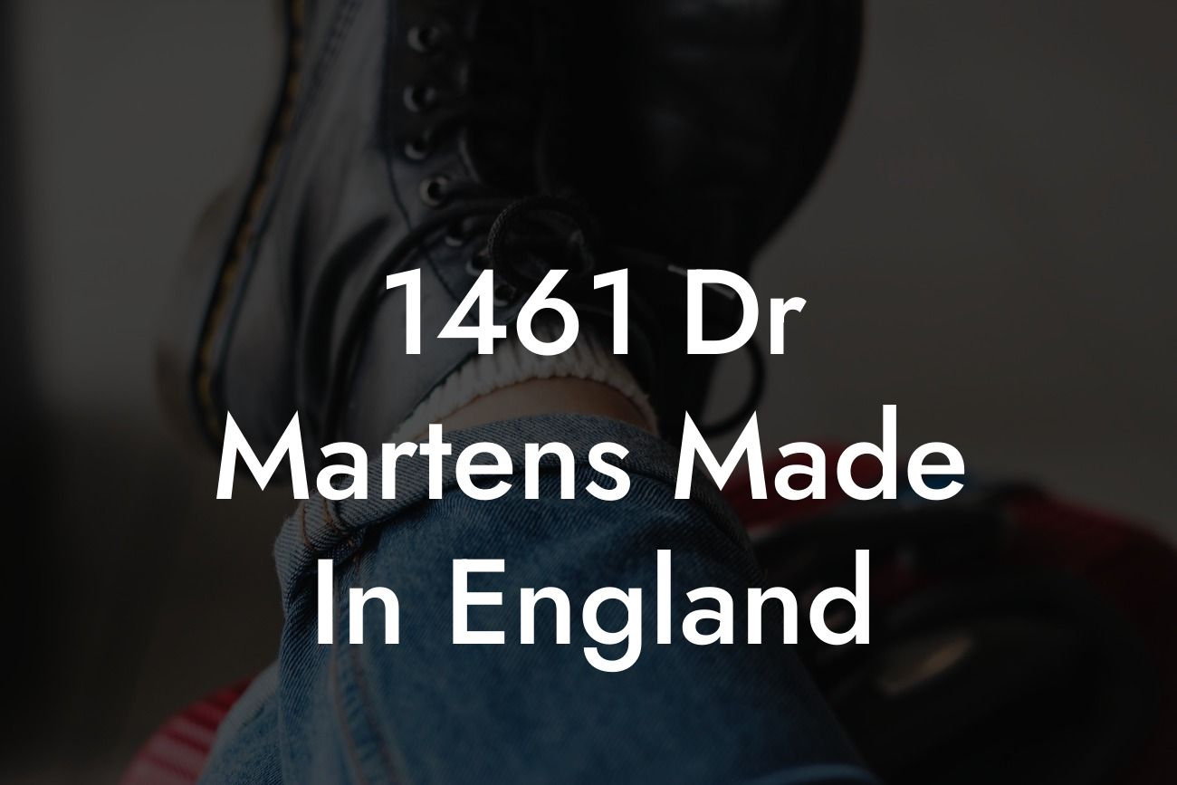 1461 Dr Martens Made In England