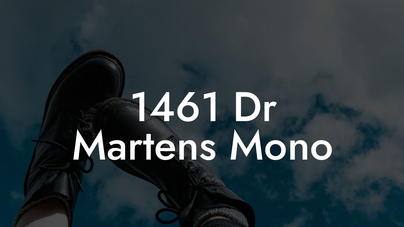 1461 Dr Martens Mono