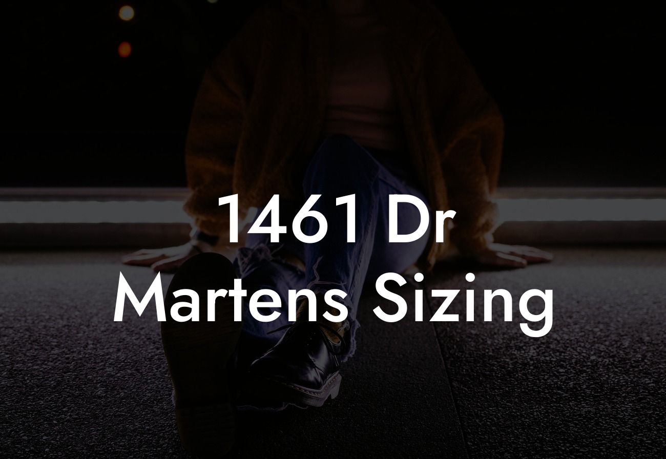 1461 Dr Martens Sizing