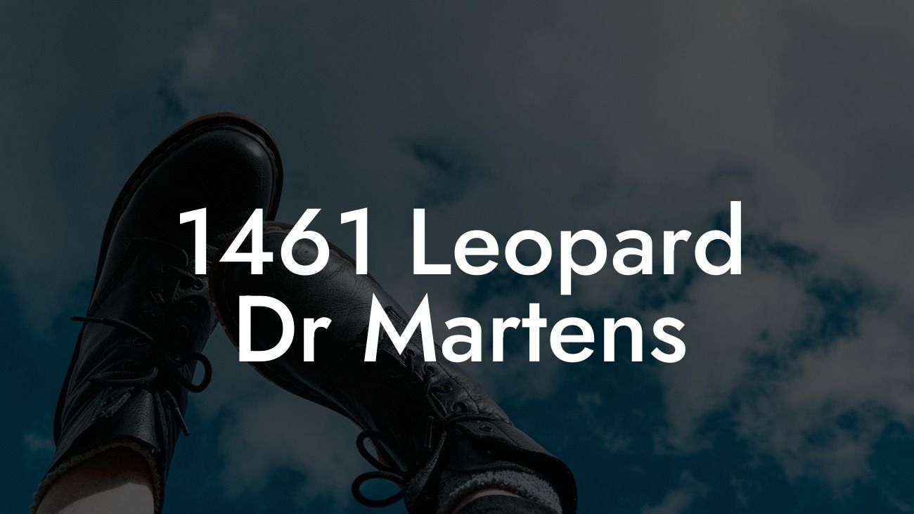 1461 Leopard Dr Martens