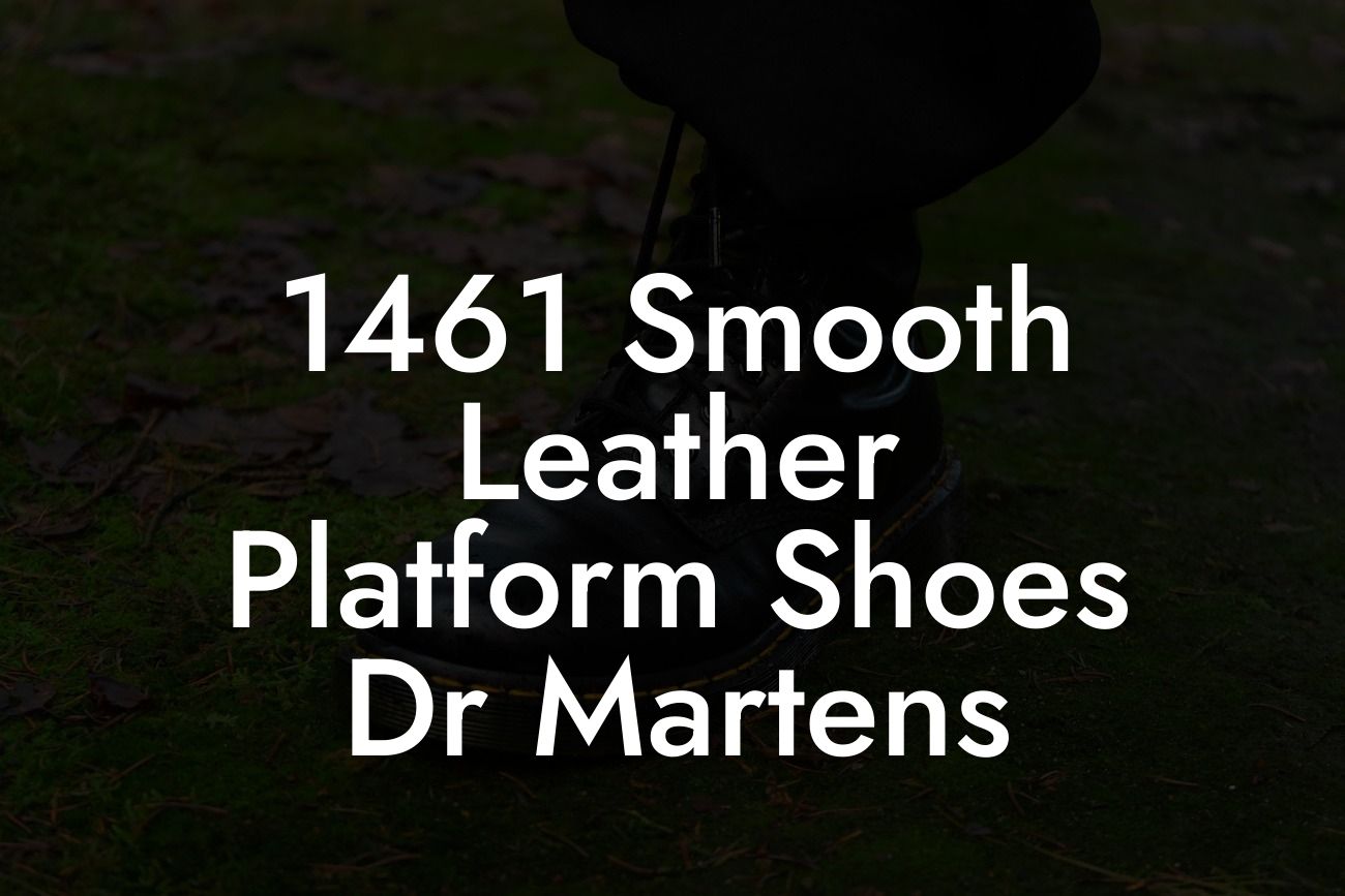 1461 Smooth Leather Platform Shoes Dr Martens