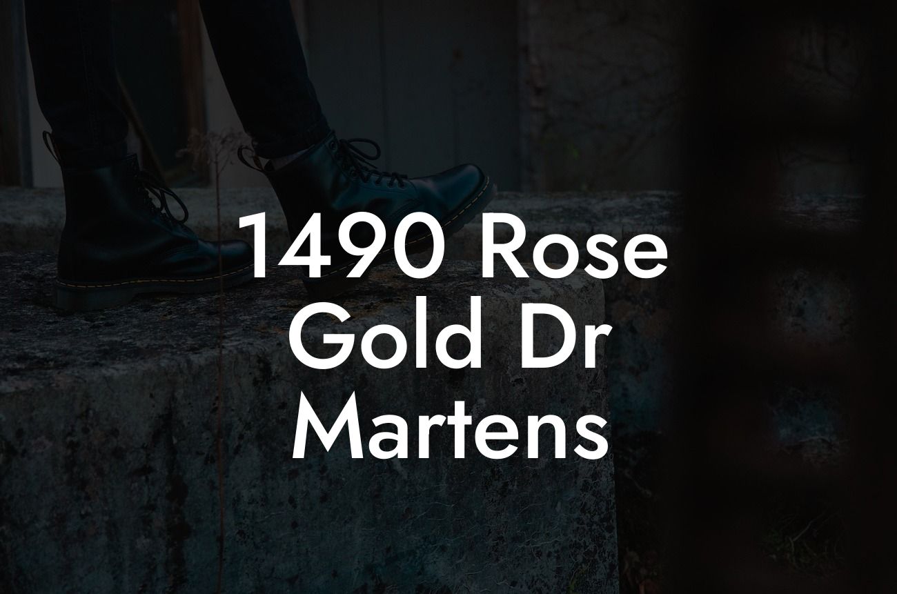 1490 Rose Gold Dr Martens