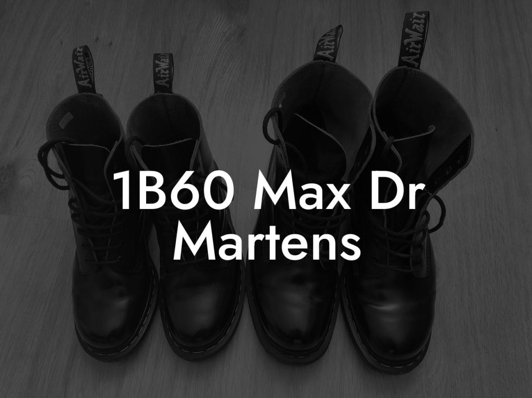 1B60 Max Dr Martens