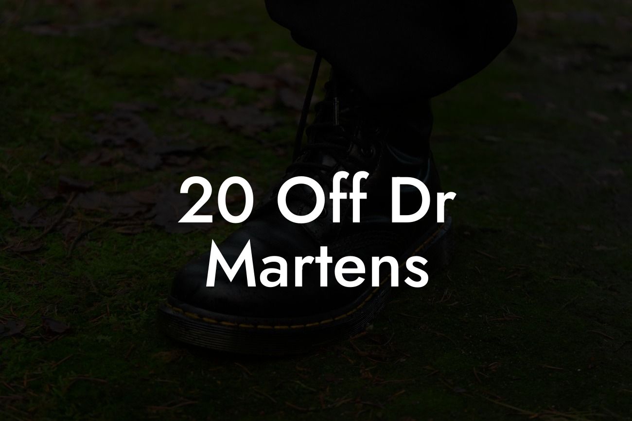 20 Off Dr Martens