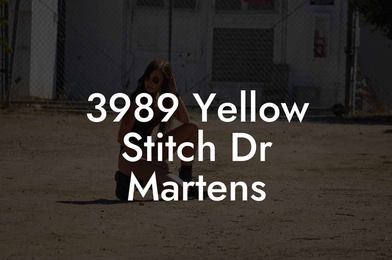 3989 Yellow Stitch Dr Martens