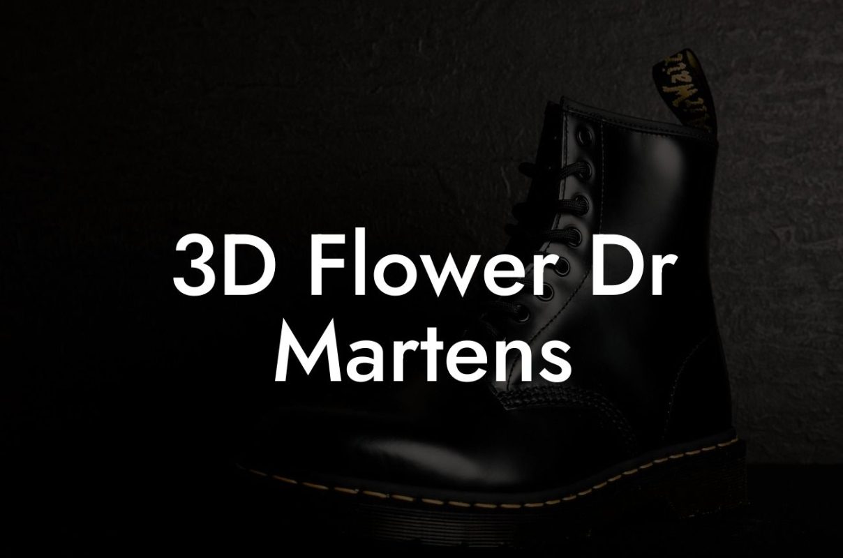 3D Flower Dr Martens