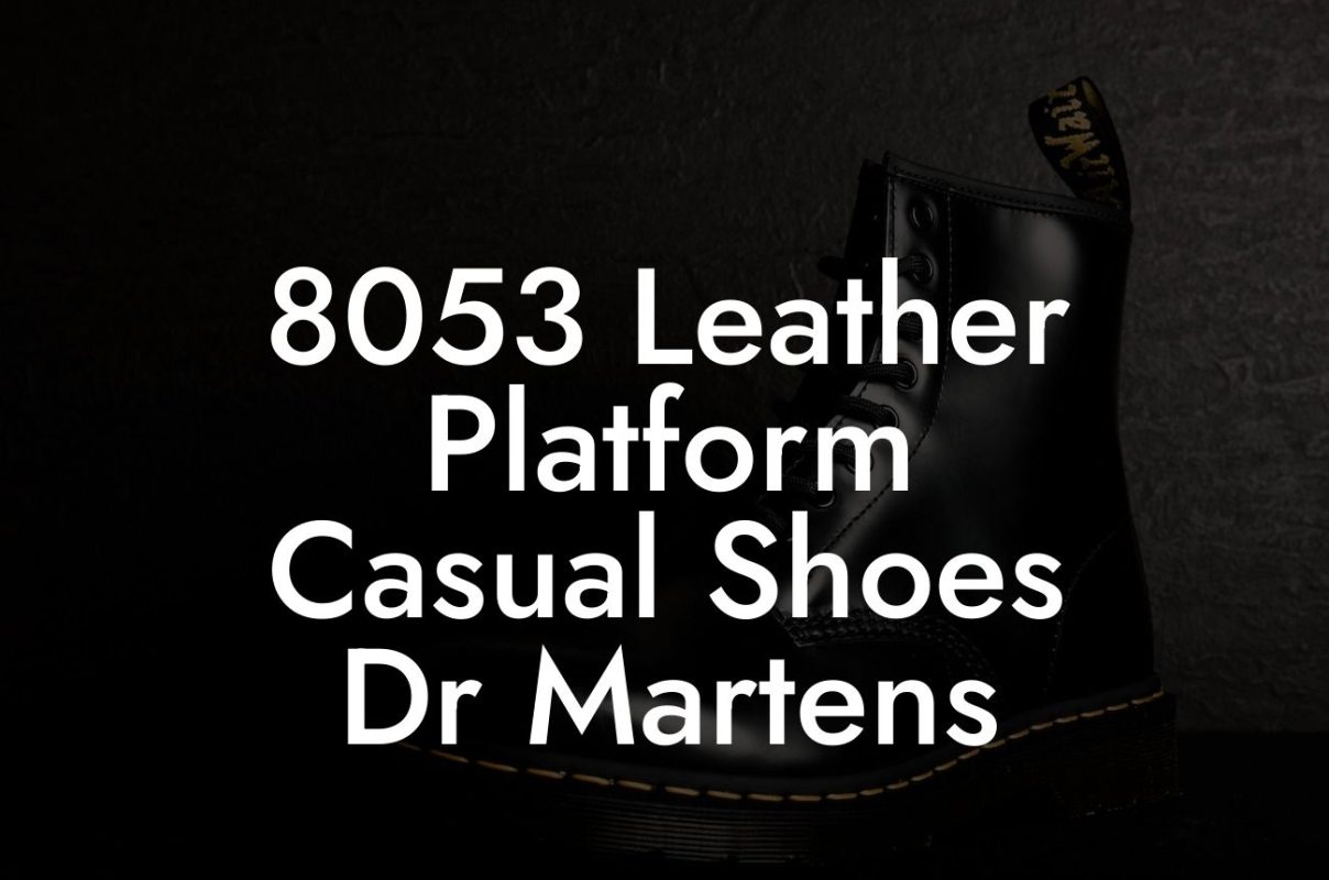 8053 Leather Platform Casual Shoes Dr Martens