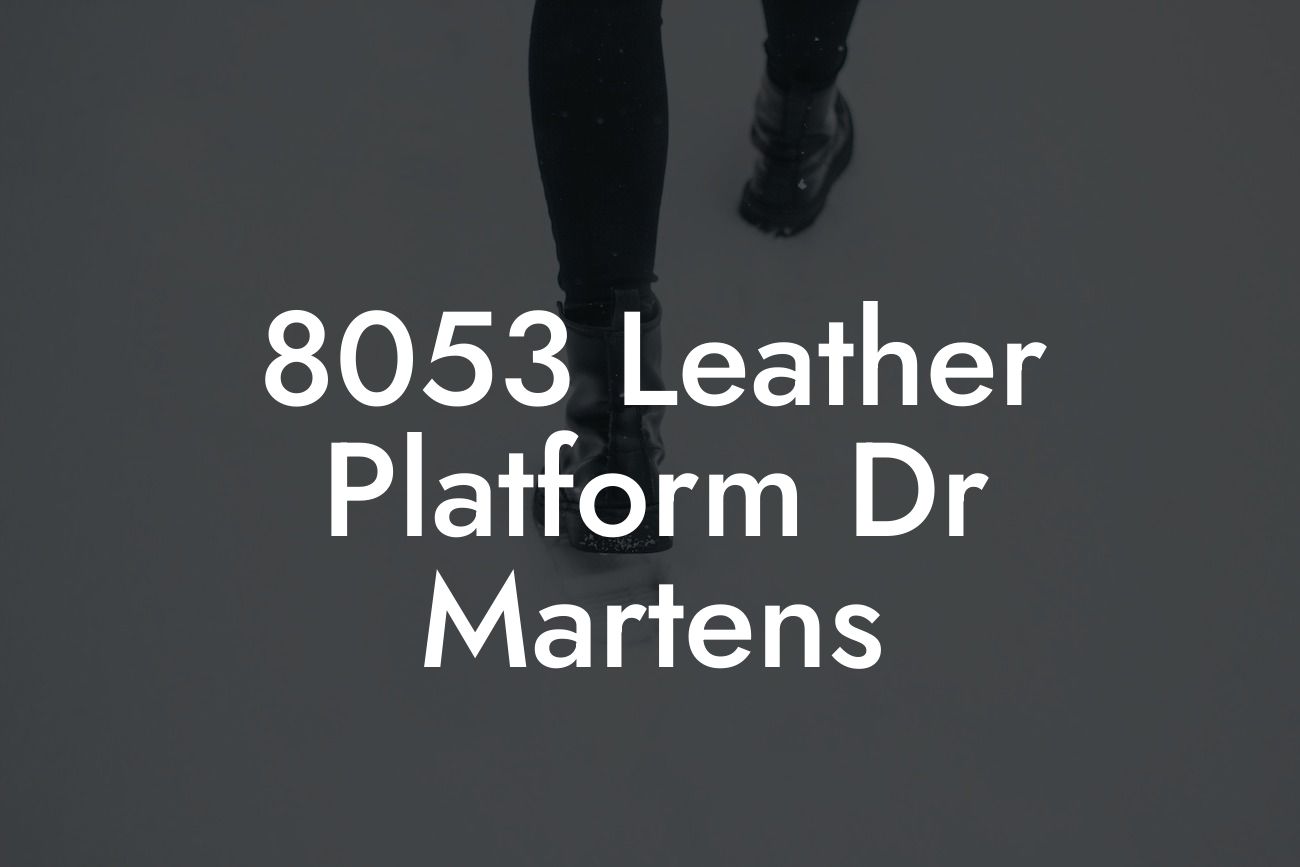 8053 Leather Platform Dr Martens