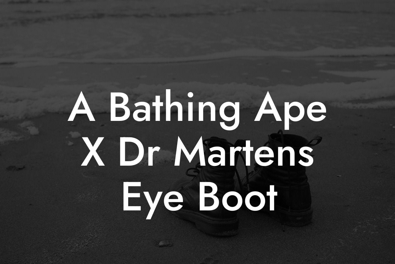 A Bathing Ape X Dr Martens Eye Boot