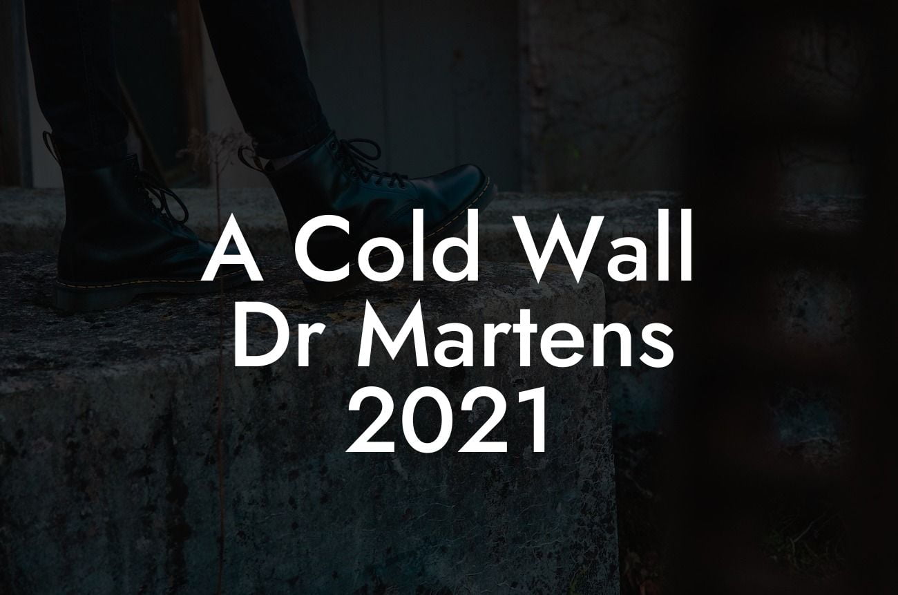 A Cold Wall Dr Martens 2021