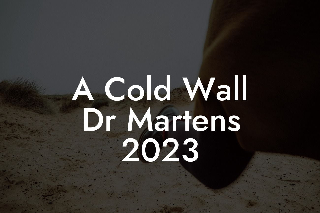 A Cold Wall Dr Martens 2023