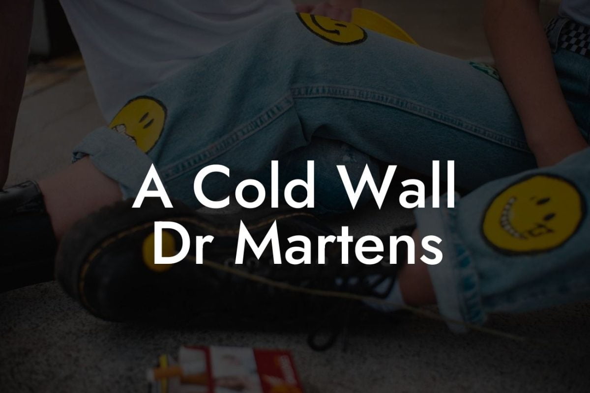 A Cold Wall Dr Martens