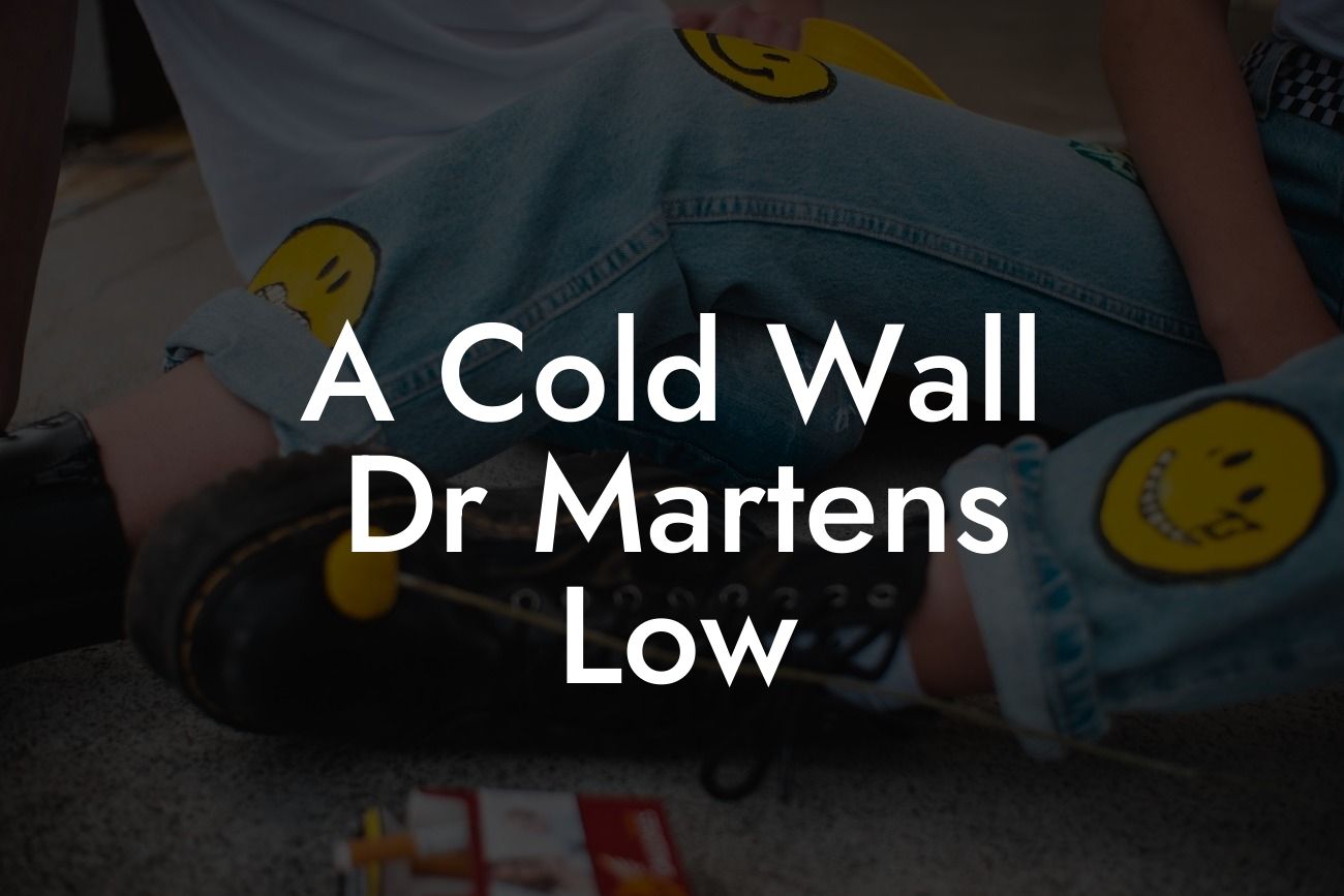A Cold Wall Dr Martens Low