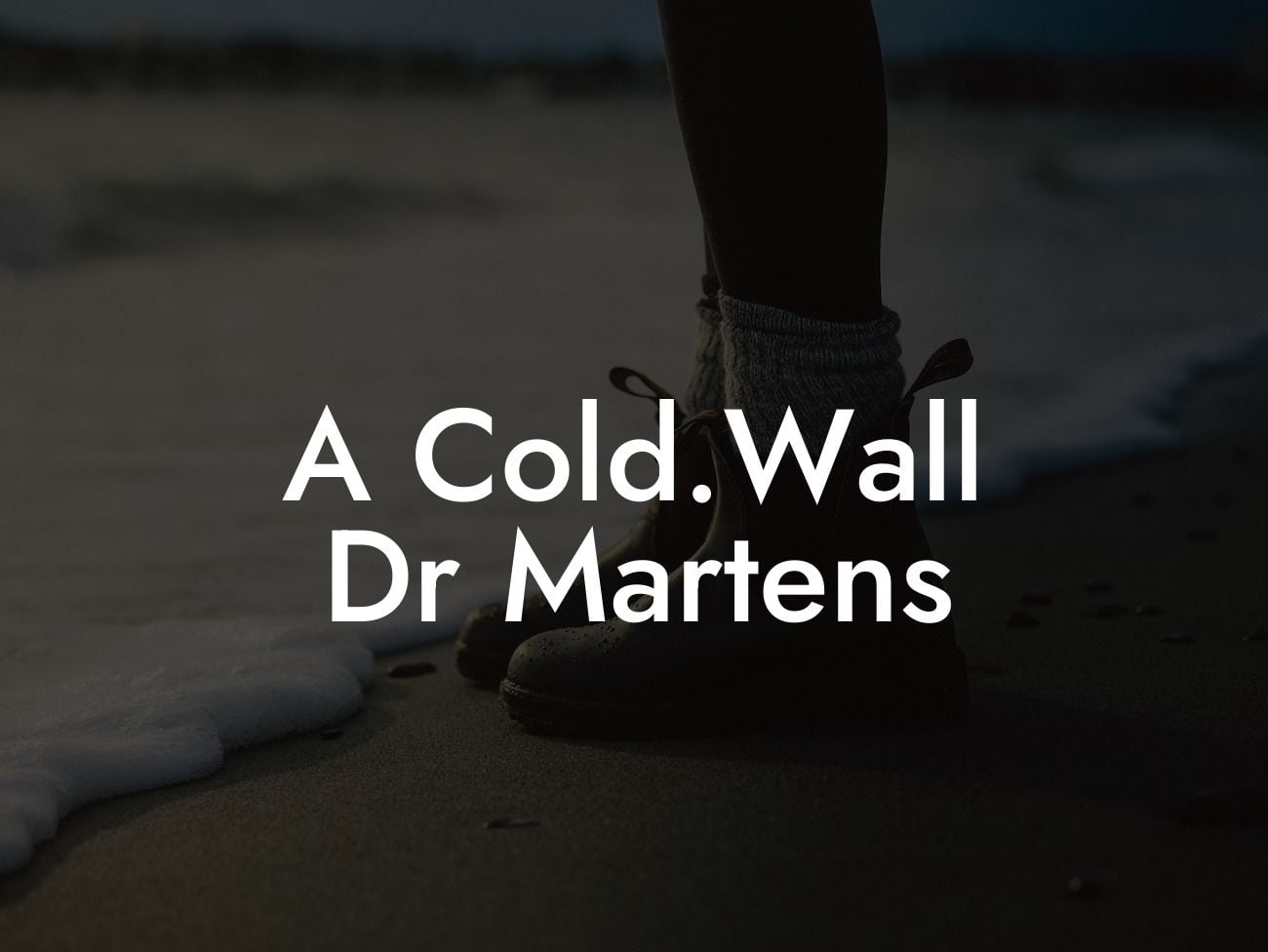 A Cold.Wall Dr Martens