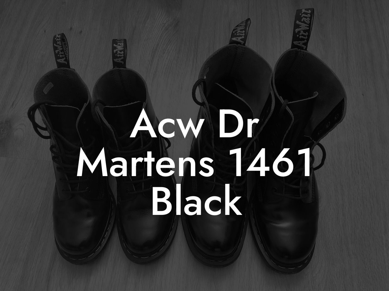 Acw Dr Martens 1461 Black