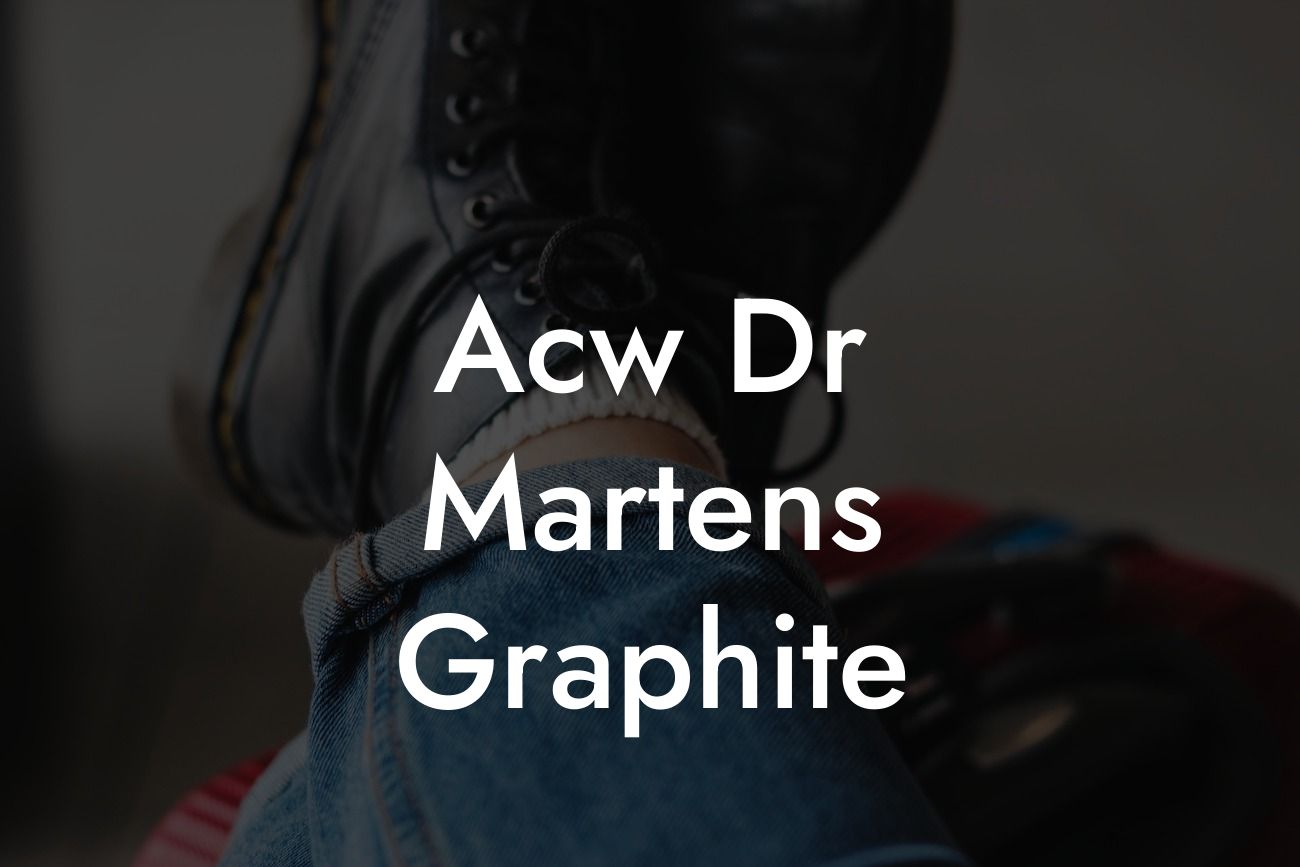 Acw Dr Martens Graphite