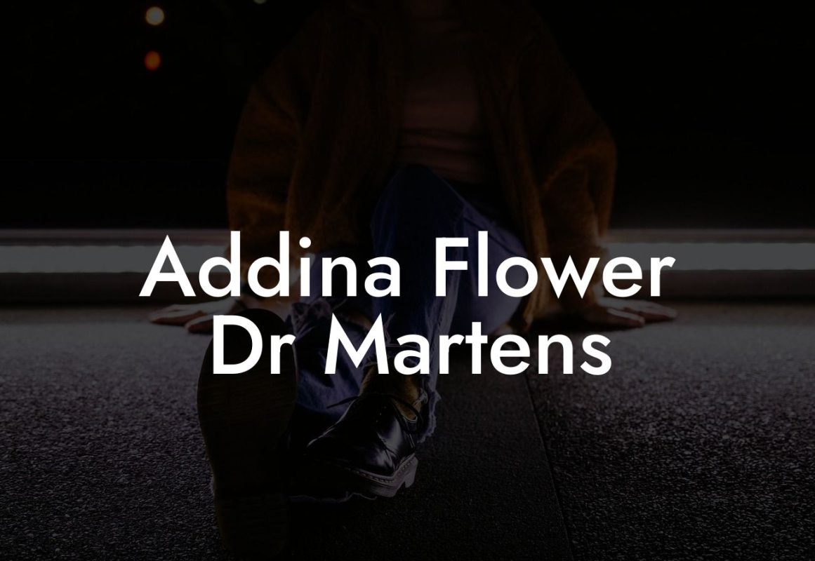 Addina Flower Dr Martens