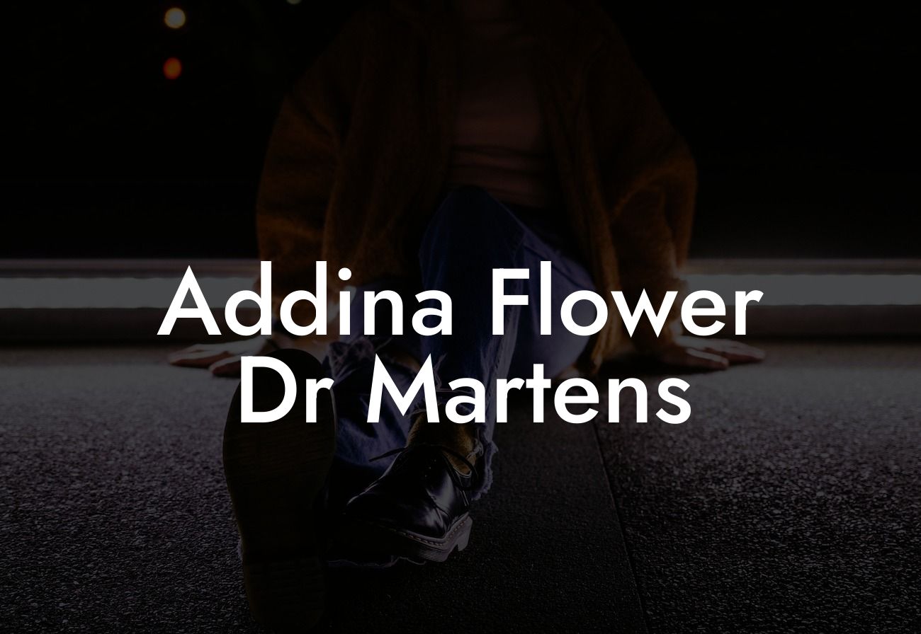 Addina Flower Dr Martens