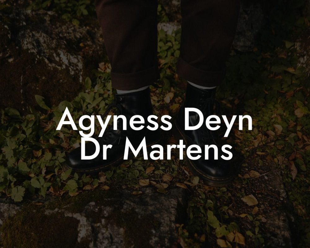 Agyness Deyn Dr Martens