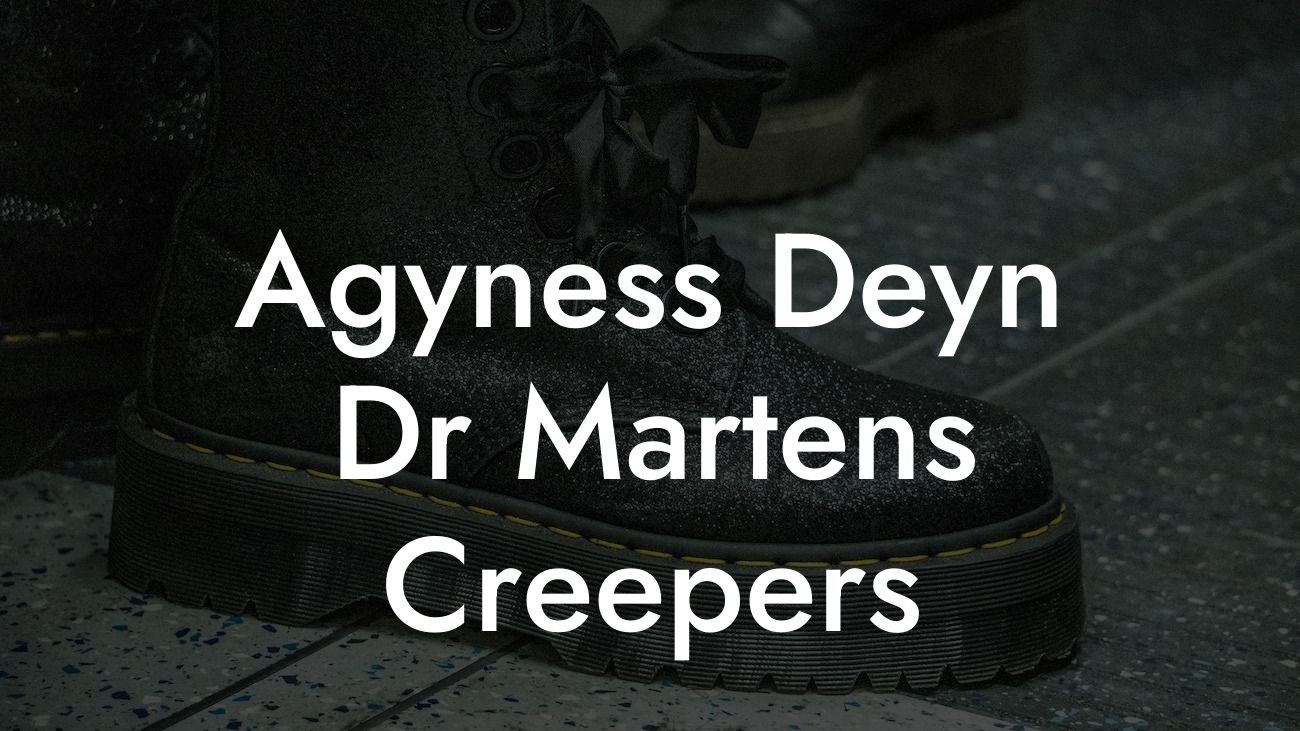 Agyness Deyn Dr Martens Creepers