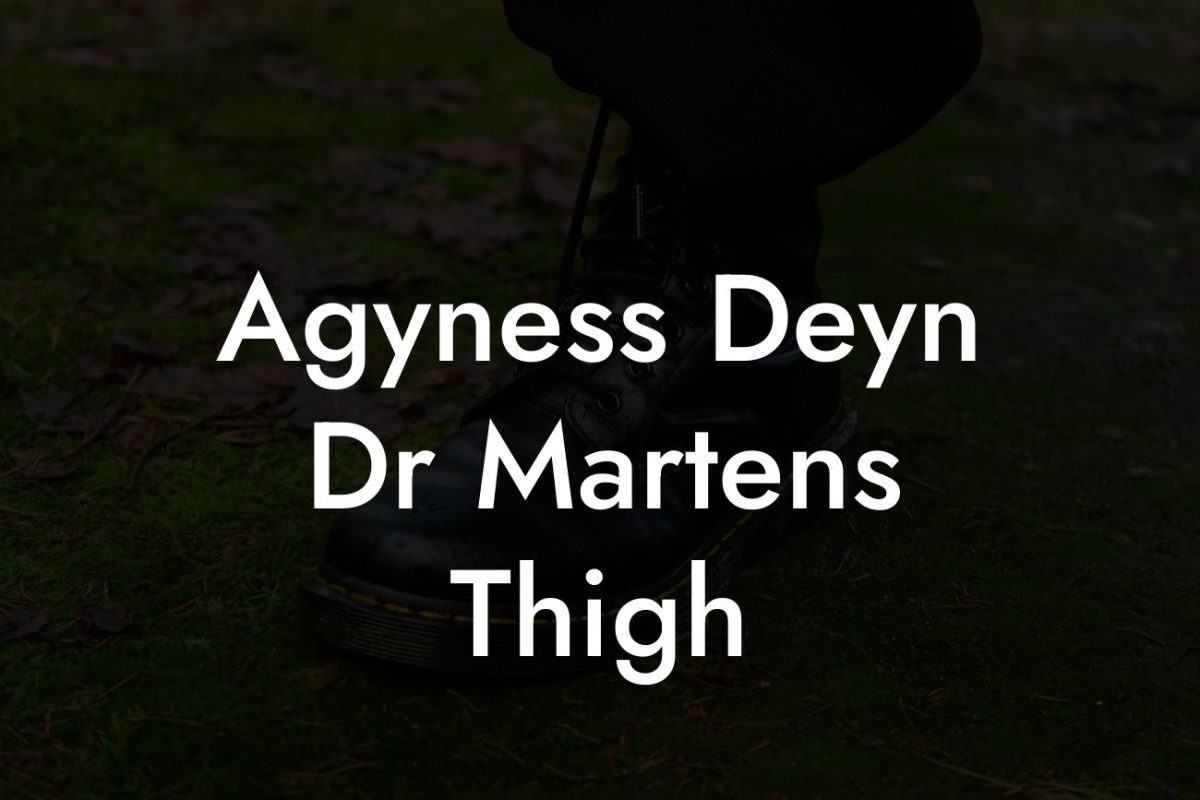 Agyness Deyn Dr Martens Thigh