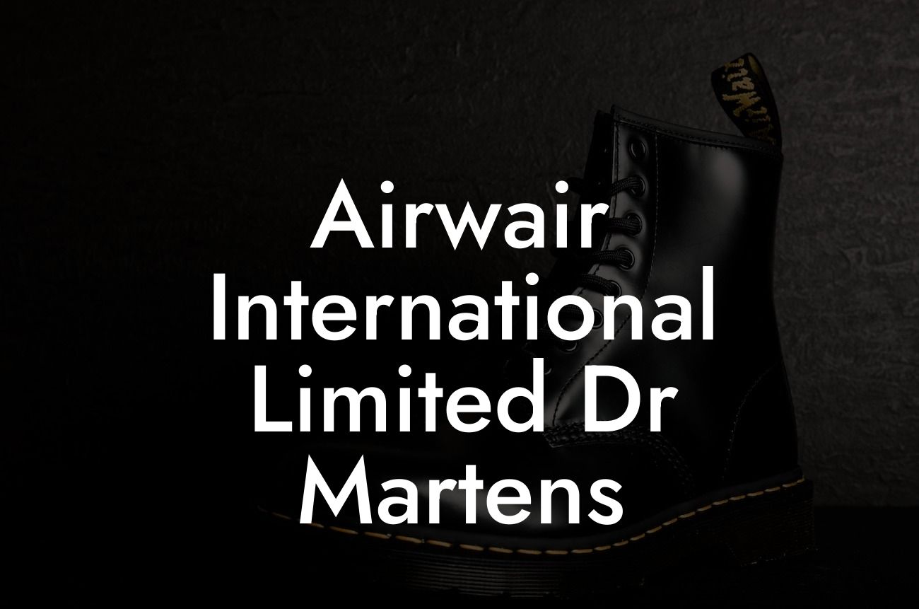 Airwair International Limited Dr Martens