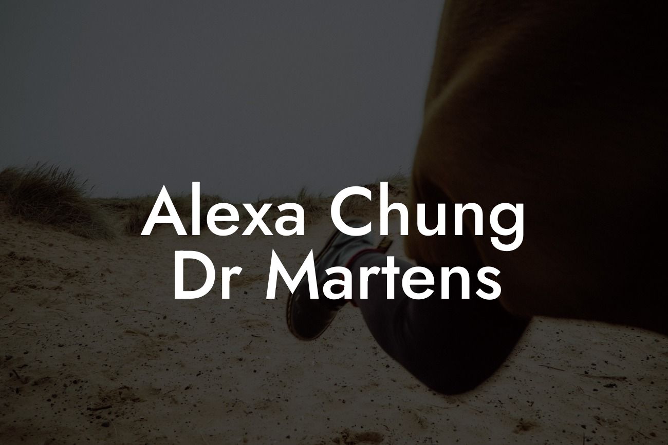 Alexa Chung Dr Martens