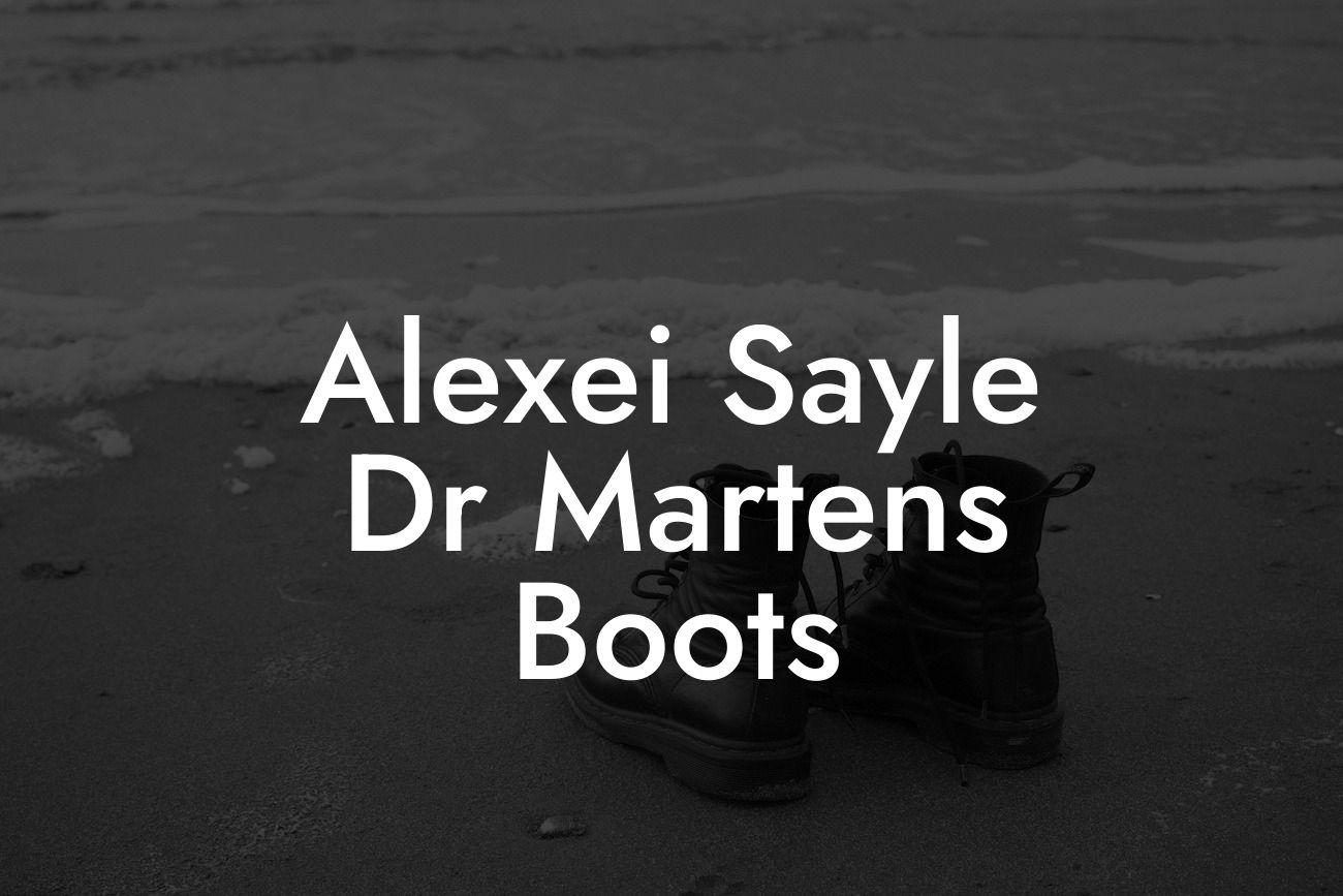 Alexei Sayle Dr Martens Boots
