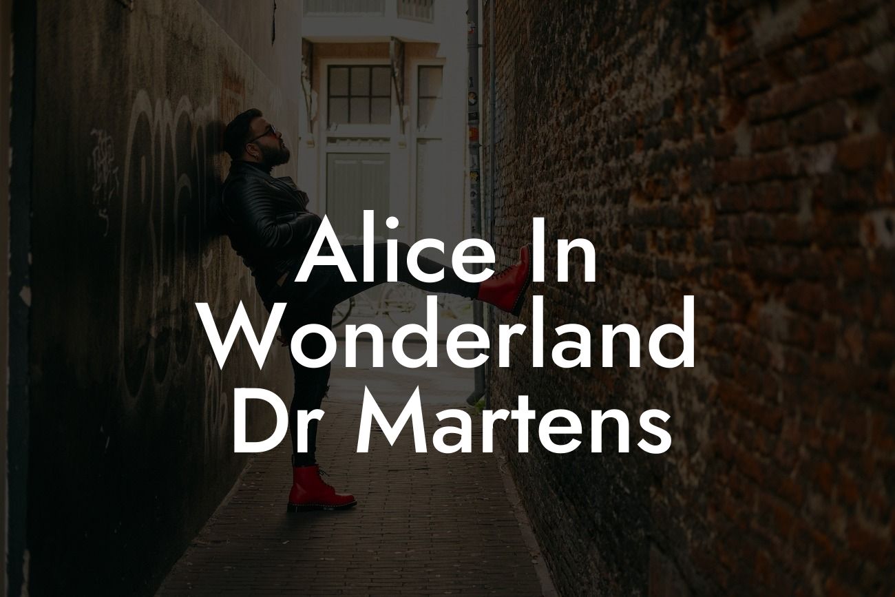 Alice In Wonderland Dr Martens