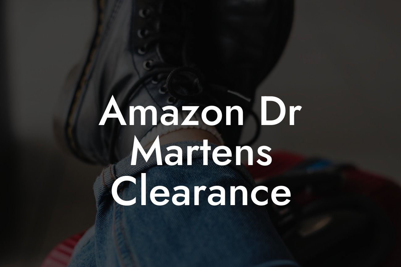 Amazon Dr Martens Clearance