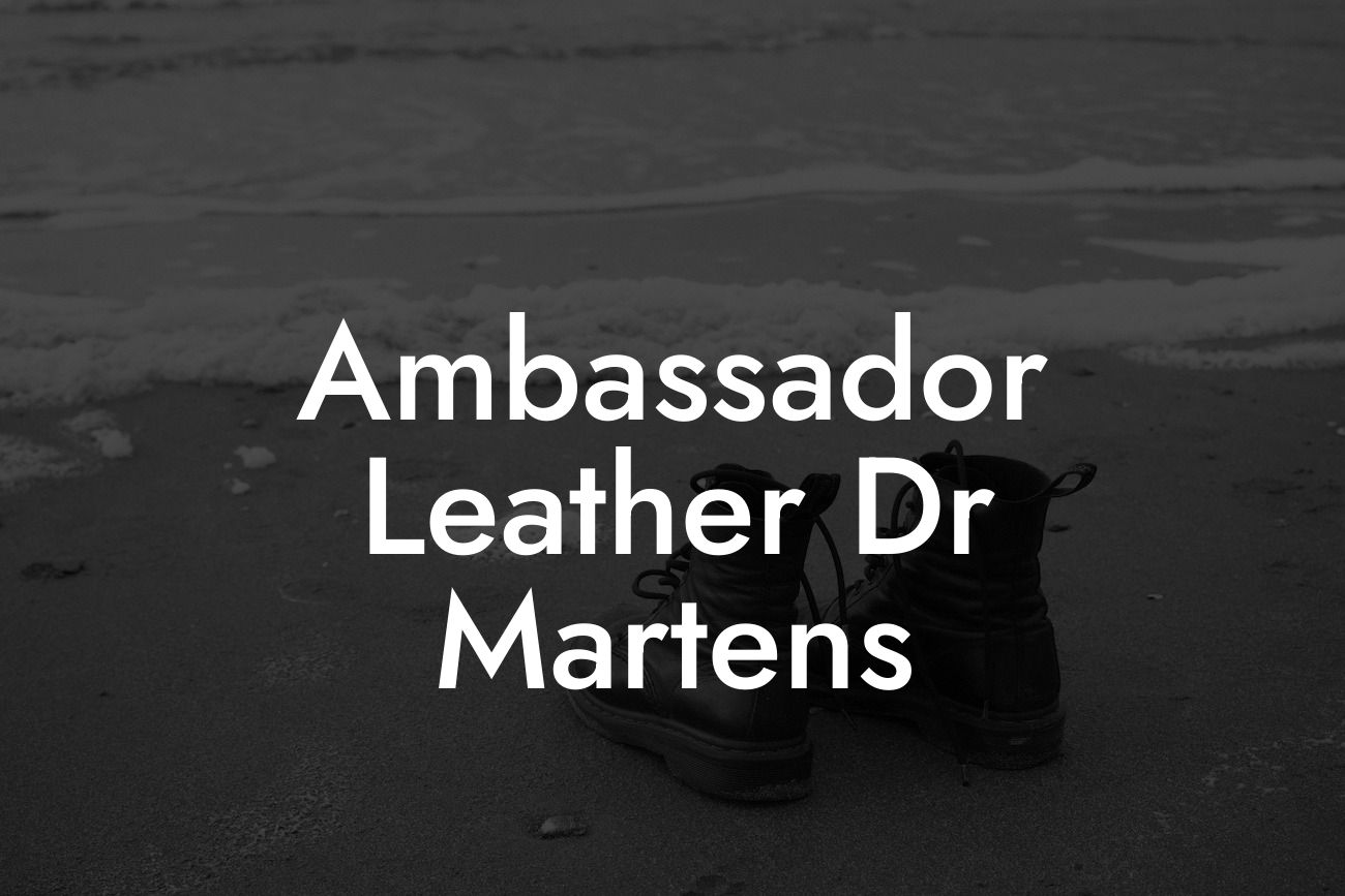 Ambassador Leather Dr Martens