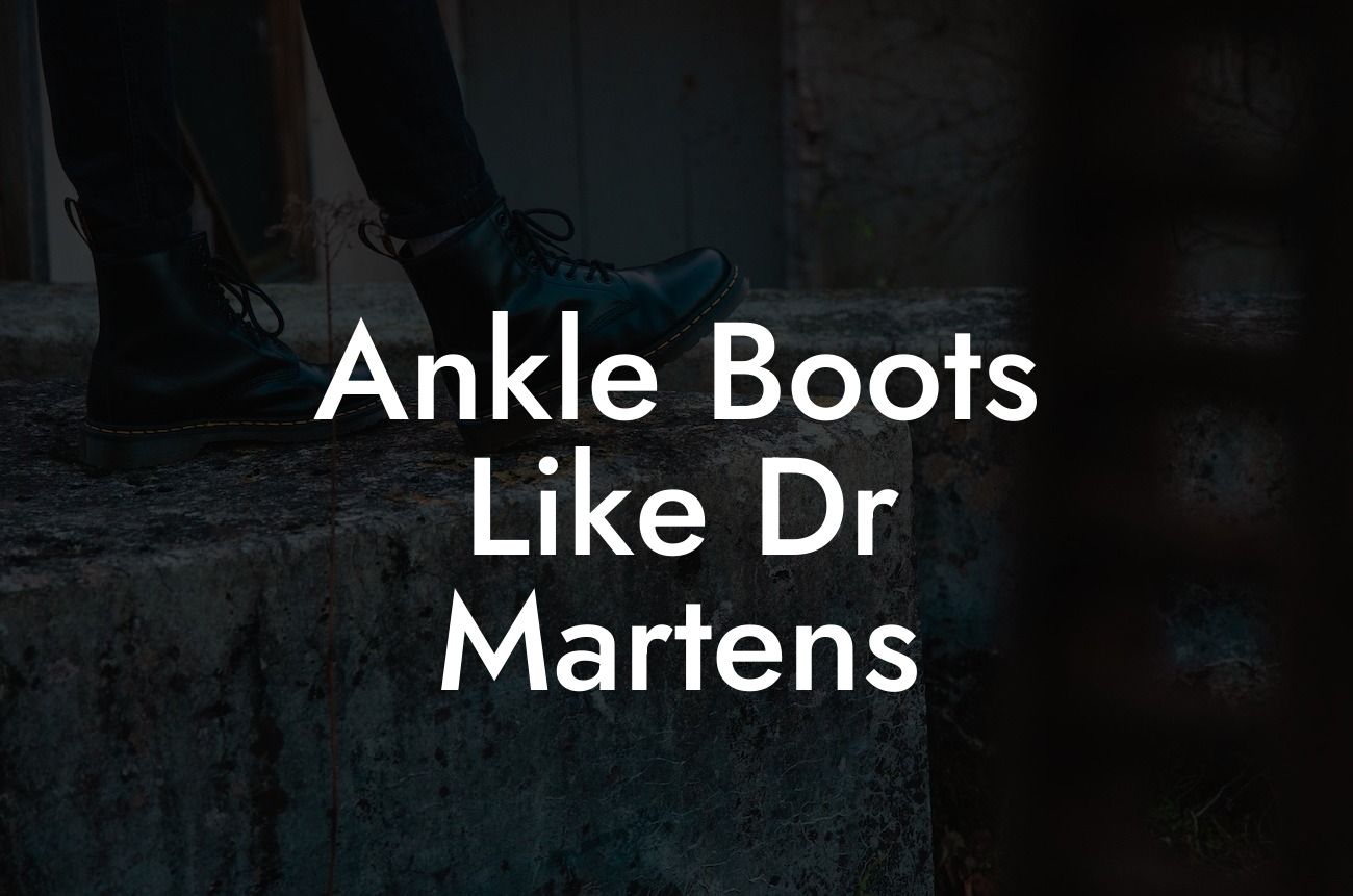 Ankle Boots Like Dr Martens