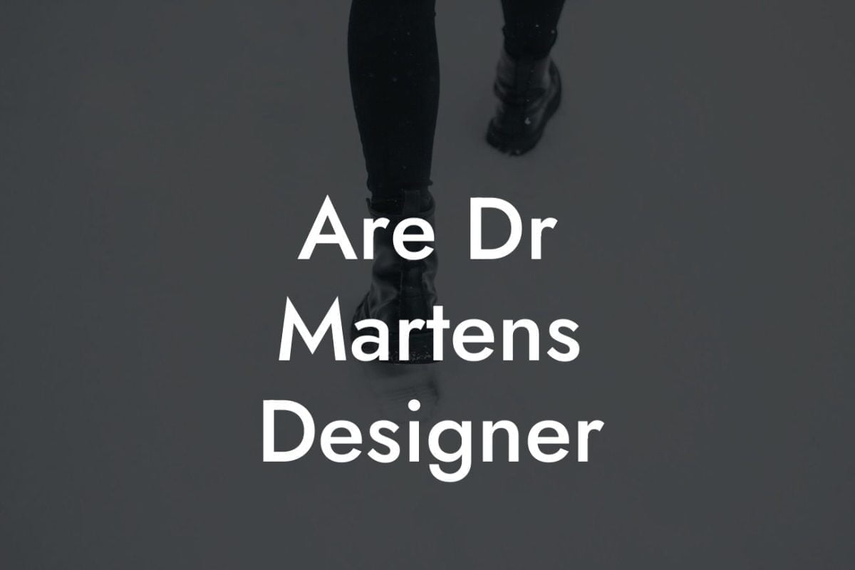 Are Dr Martens Designer