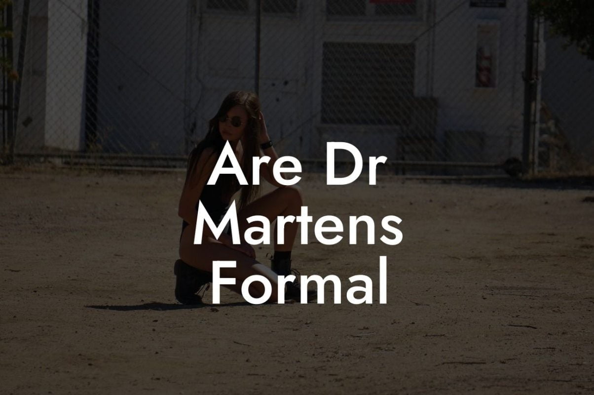 Are Dr Martens Formal