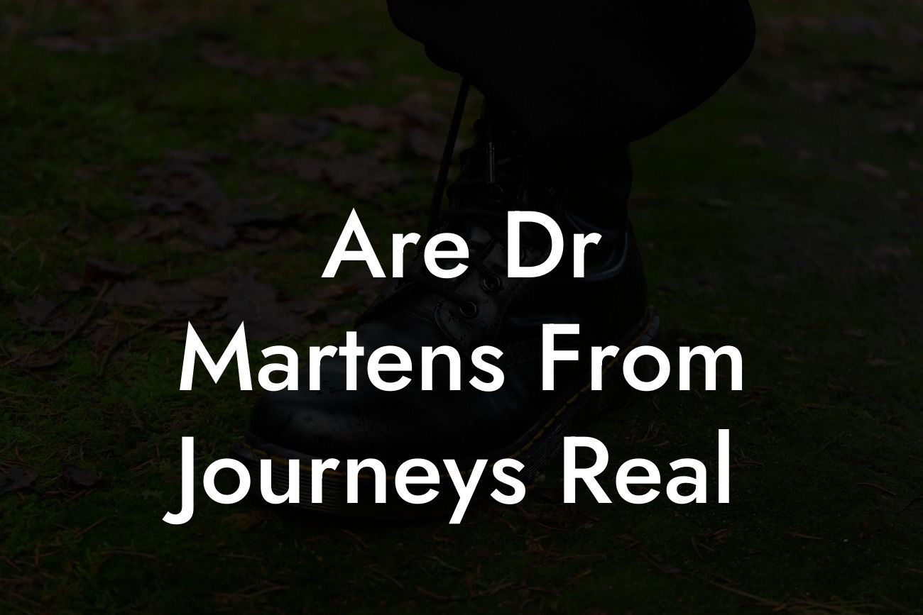 Are Dr Martens From Journeys Real
