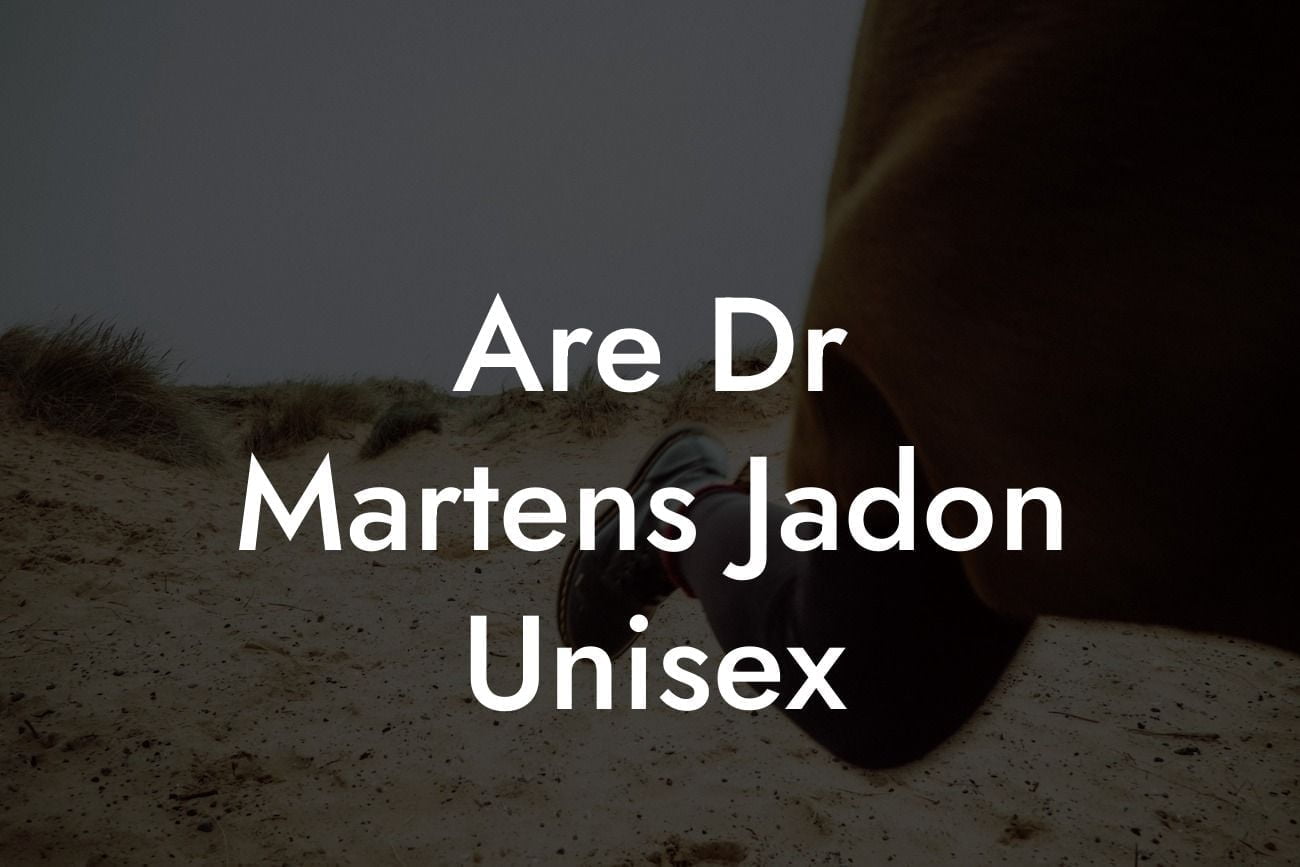 Are Dr Martens Jadon Unisex