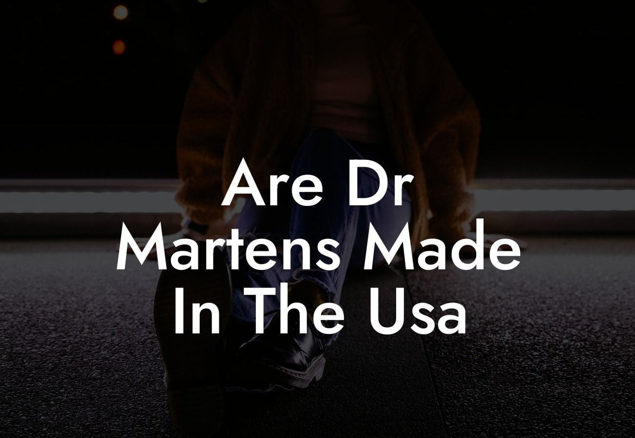 Are Dr Martens Made In The Usa