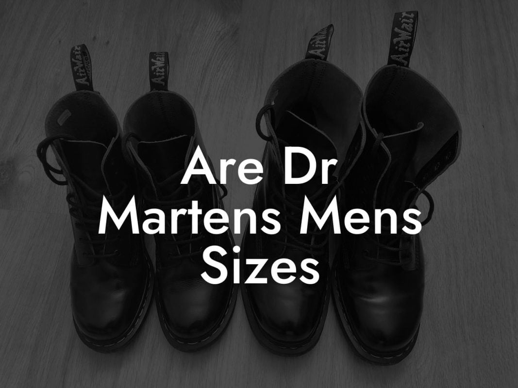 Are Dr Martens Mens Sizes