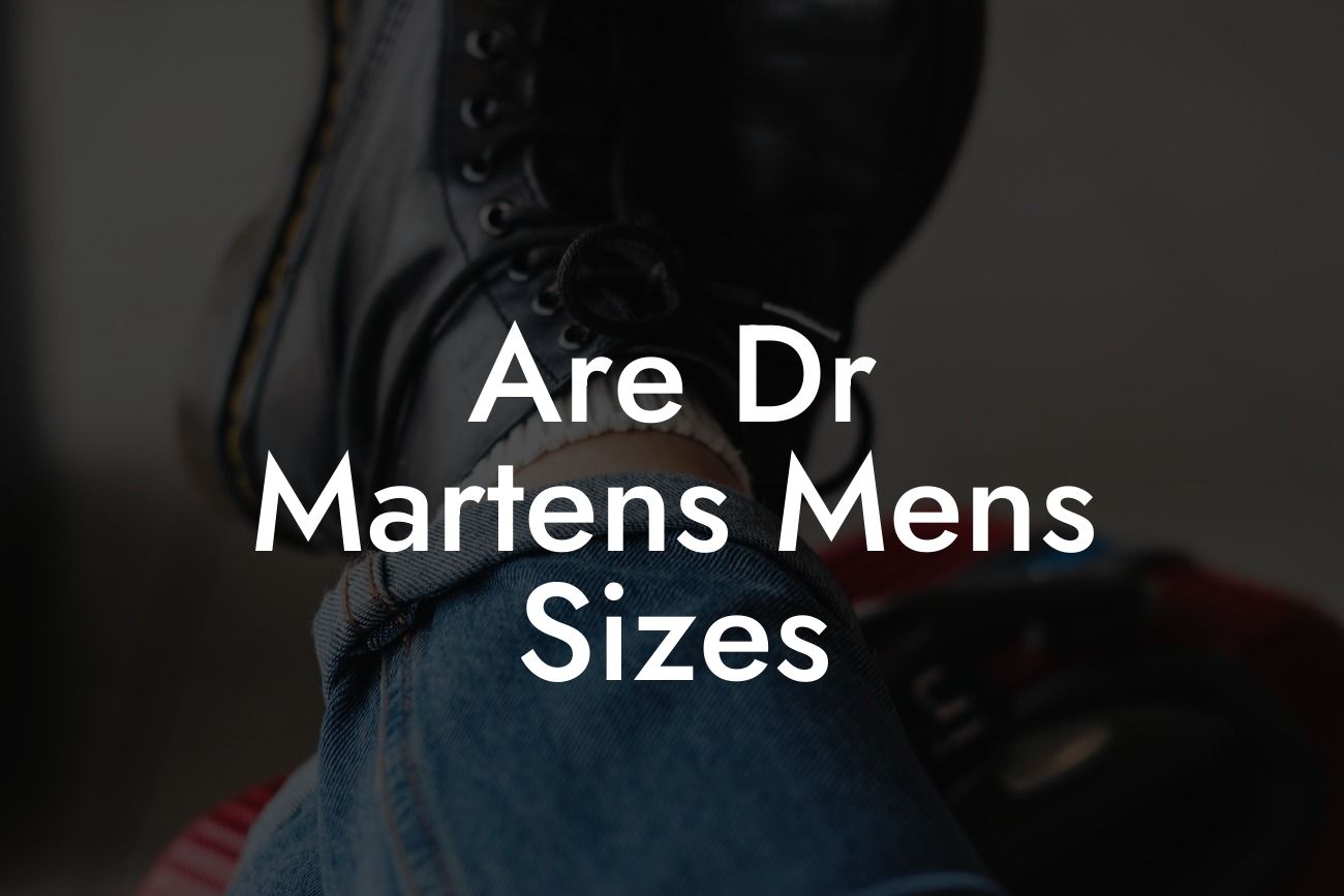 Are Dr Martens Mens Sizes