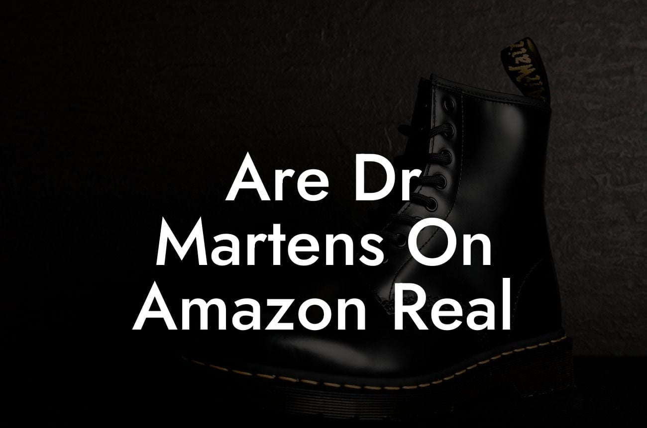 Are Dr Martens On Amazon Real
