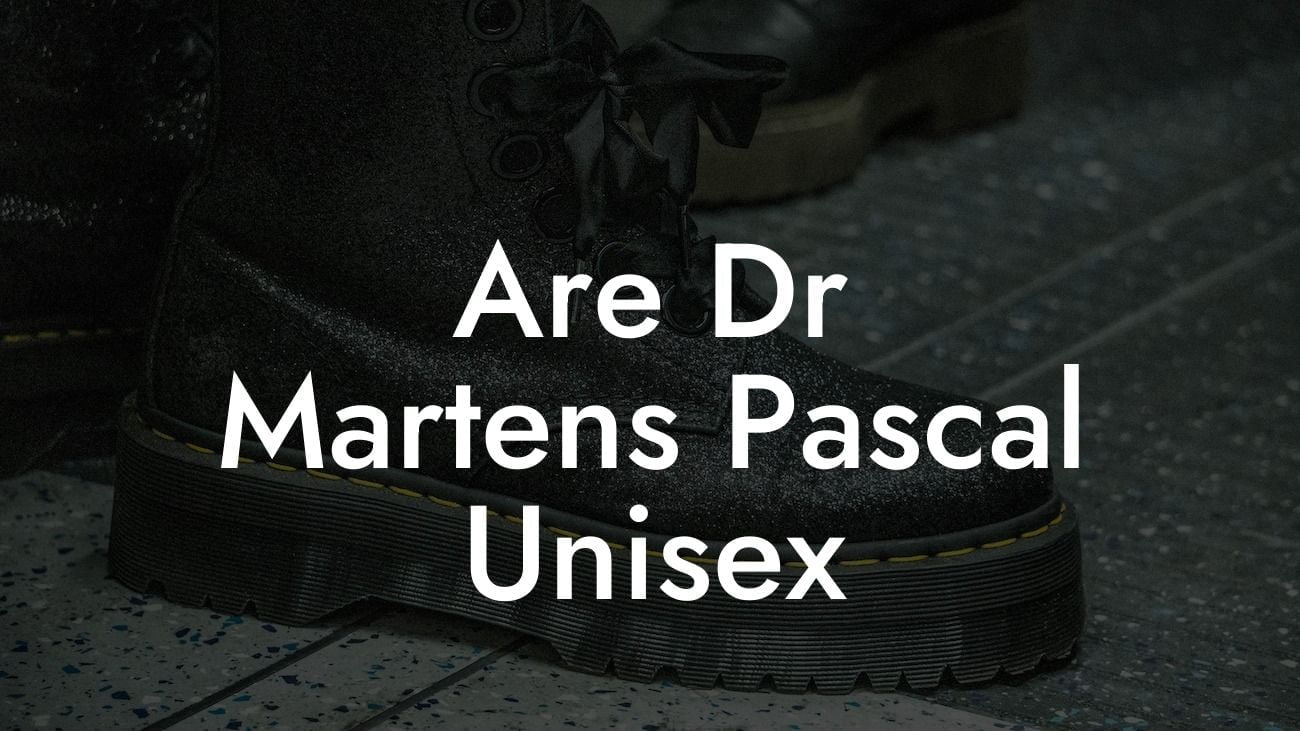 Are Dr Martens Pascal Unisex