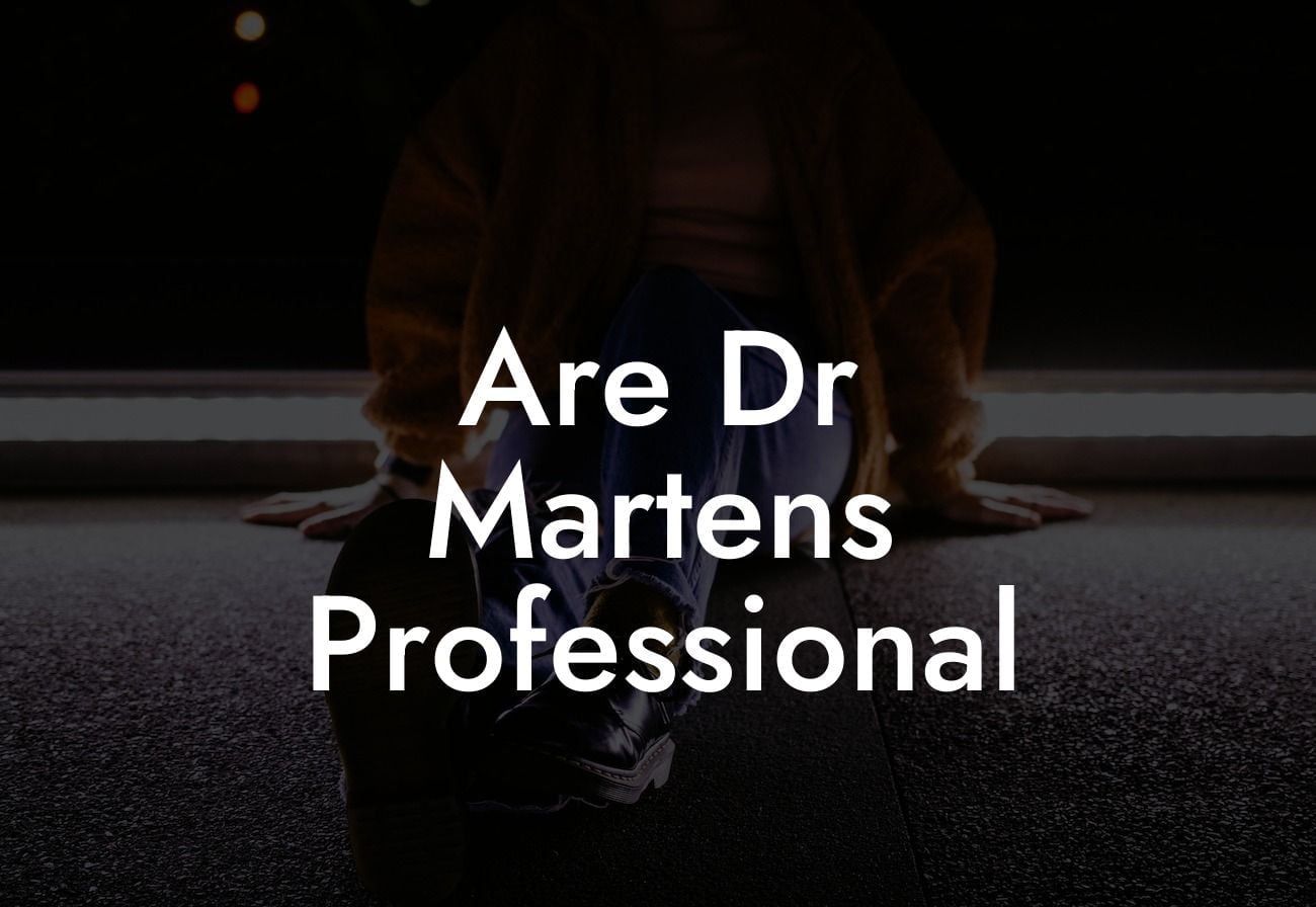 Are Dr Martens Professional