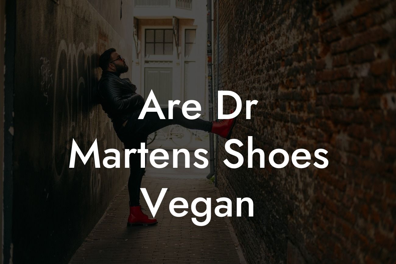 Are Dr Martens Shoes Vegan