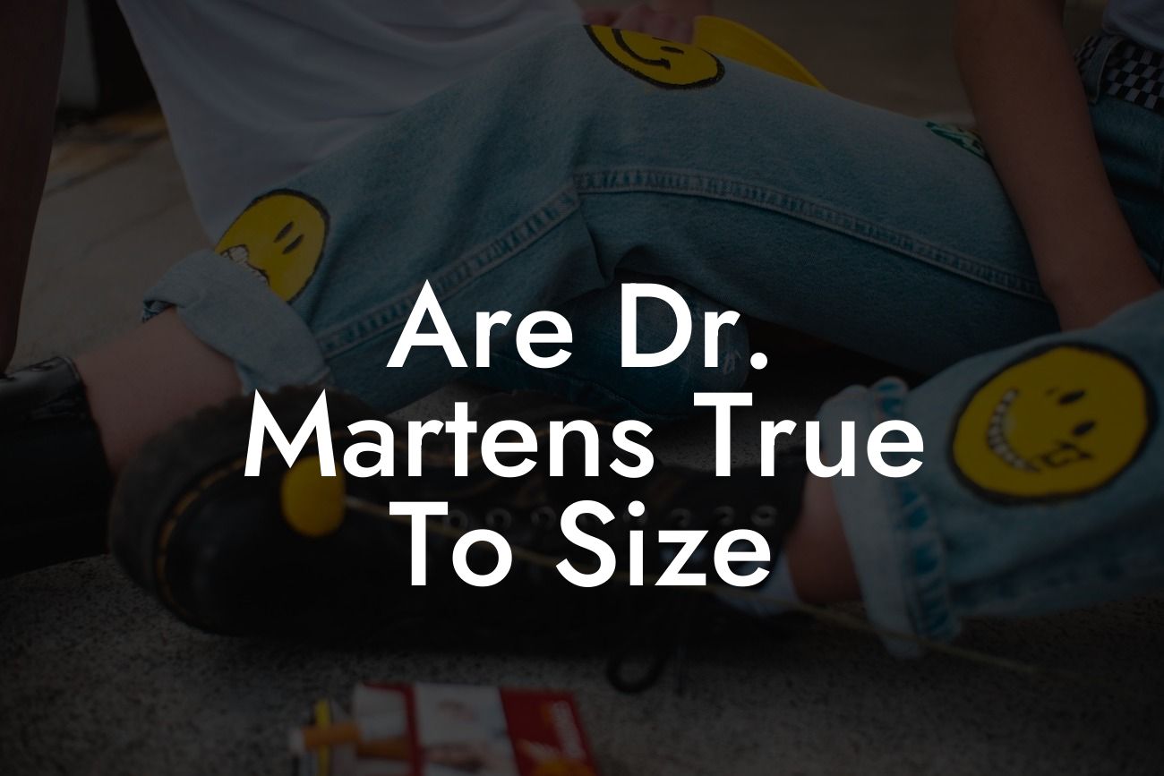 Are Dr. Martens True To Size
