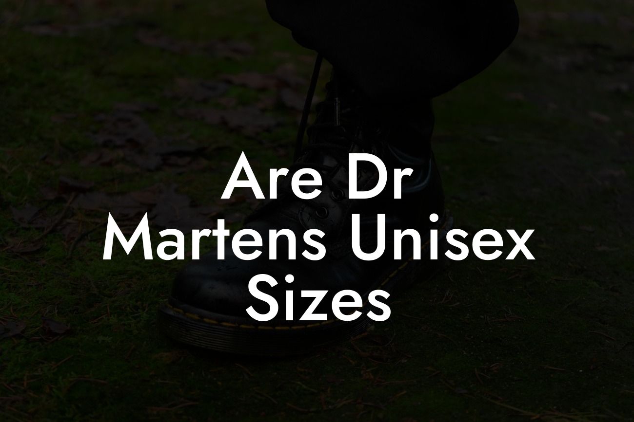 Are Dr Martens Unisex Sizes