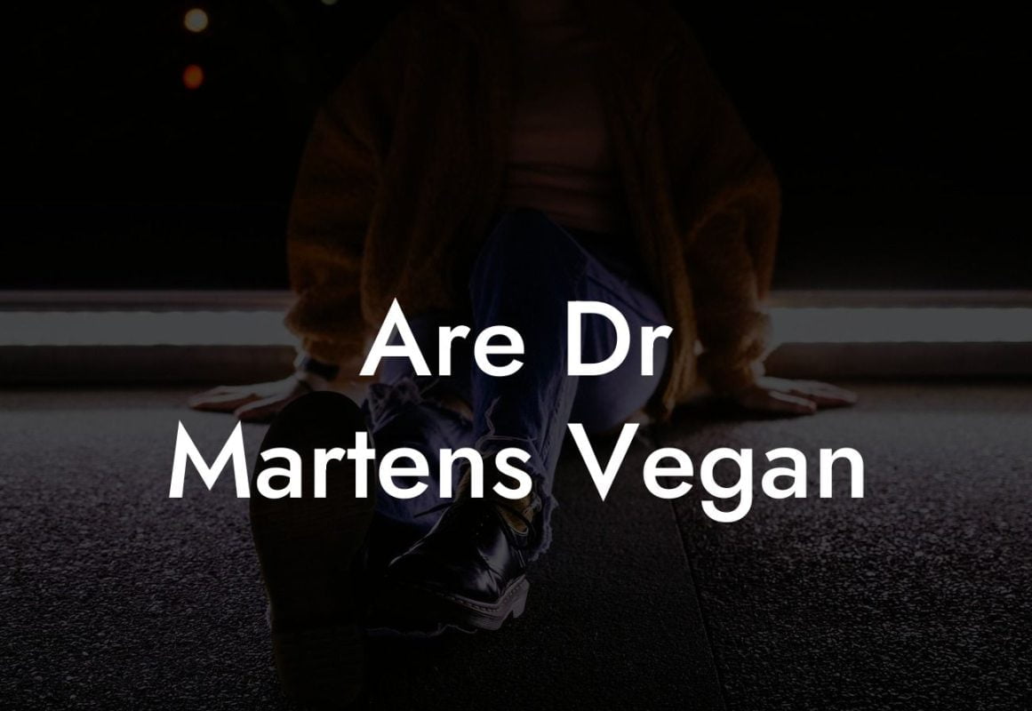 Are Dr Martens Vegan